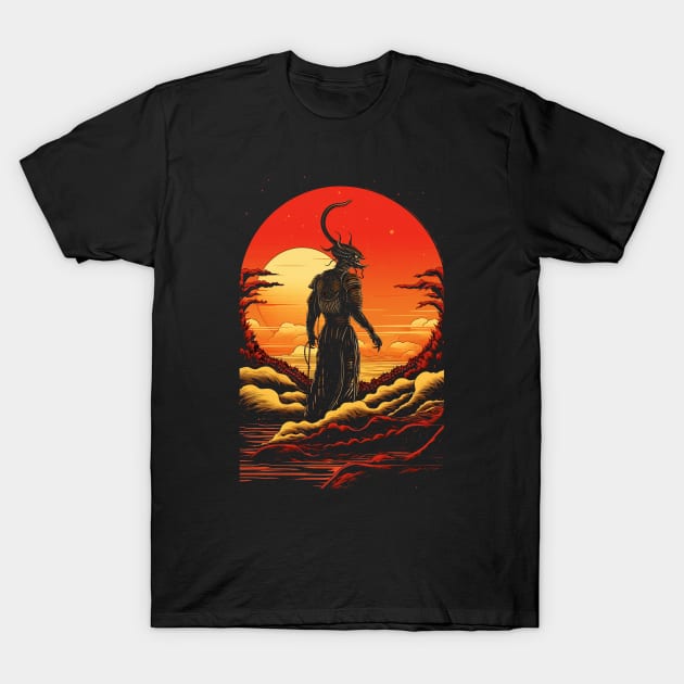 Samurai alien T-Shirt by chidees